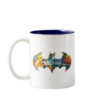 Batman Logo Neon/80s Graffiti Mug