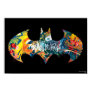 Batman Logo Neon/80s Graffiti Poster Batman Logo Neon/80s Graffiti Poster