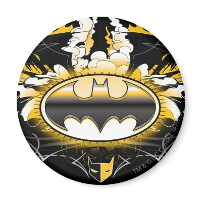 Batman Logo with Cars Refrigerator Magnet by batman