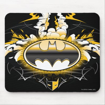 Batman Logo with Cars Mouse Pad by batman