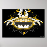 Batman Logo with Cars posters