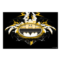 Batman Logo with Cars Poster