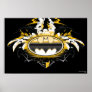Batman Logo with Cars Poster