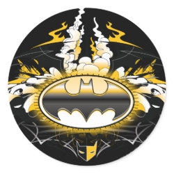 Batman Logo with Cars sticker