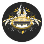 Batman Logo with Cars Stickers