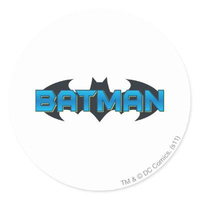 Batman Name Logo stickers