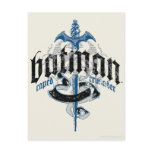Batman Name with Sword Post Card