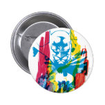 Batman Neon Marker Collage Button