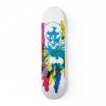 Batman Neon Marker Collage Skate Board Deck