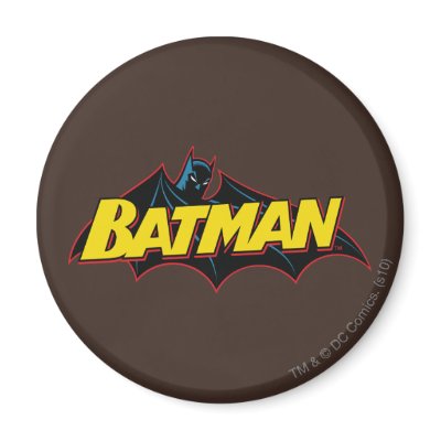 Batman Old School Logo Magnet by batman