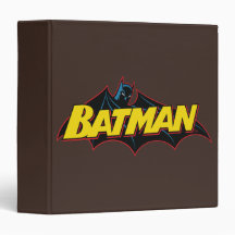 Batman Old School Logo Vinyl Binder