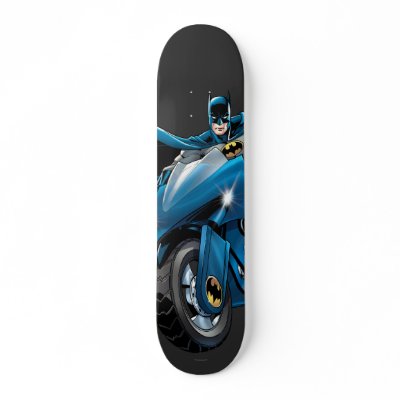 Batman on cycle skateboards