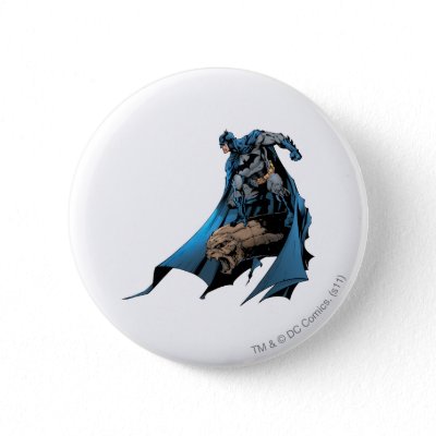 Batman on gargoyle buttons