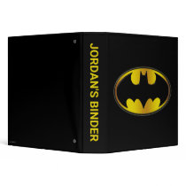 Batman Oval Logo Vinyl Binders