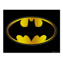 Batman Oval Logo Post Card