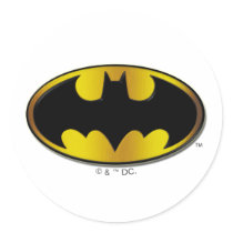 Batman Oval Logo Stickers