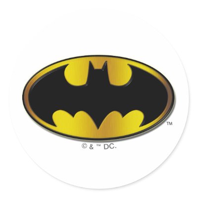 Batman Oval Logo stickers