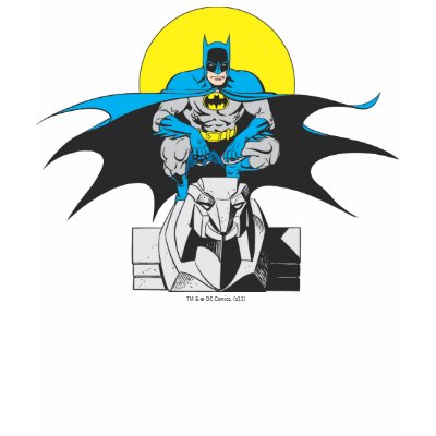 Batman Perches On Stone Lion t-shirts