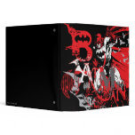 Batman Red and Black Collage binders