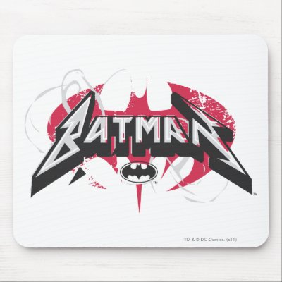 Batman Red and Black Logos mousepads