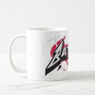 Batman Red and Black Logos mugs