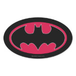 Batman Red Black Logo stickers