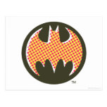 Batman Red Halftone Logo postcards