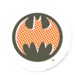 Batman Red Halftone Logo stickers