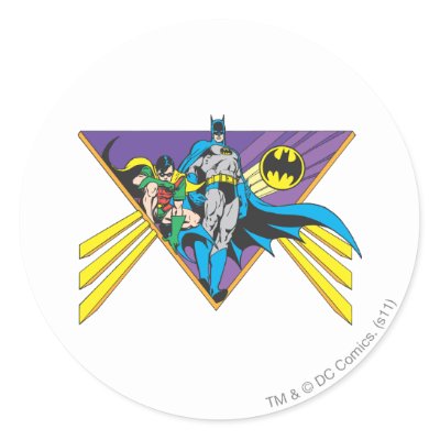 Batman & Robin 2 stickers