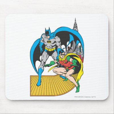 Batman & Robin Escape mousepads