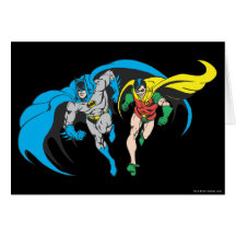 Batman & Robin Greeting Card