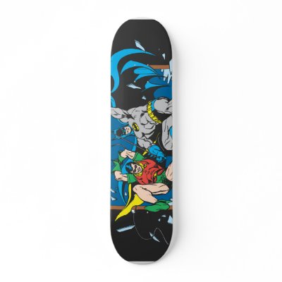 Batman & Robin Shatter Window skateboards