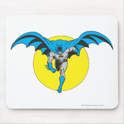 Batman Runs Forward mousepads