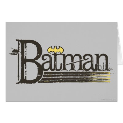 Batman Showtime Letters cards