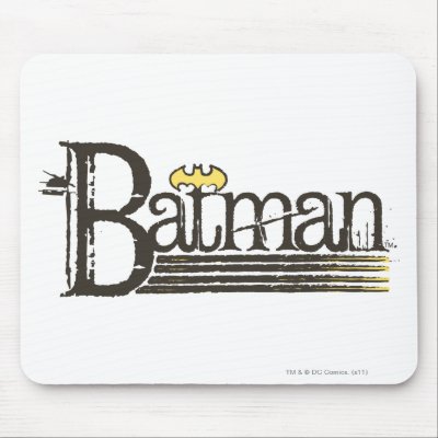 Batman Showtime Letters mousepads