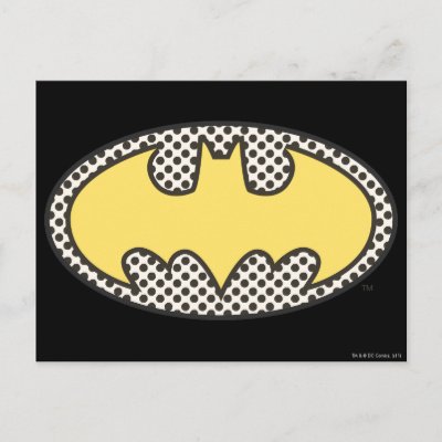 Batman Showtime Symbol postcards
