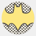 Batman Showtime Symbol Round Stickers
