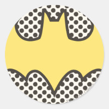Batman Showtime Symbol Round Stickers
