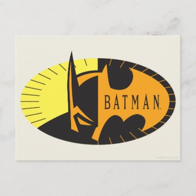 Batman Silhouette postcards