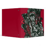 Batman Skulls/Ink Doodle 3 Ring Binder