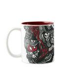 Batman Skulls/Ink Doodle Mug