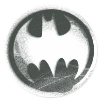 Batman Spray Symbol 2 Round Stickers
