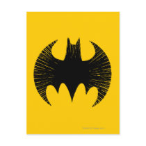 Batman Streak Logo Post Card