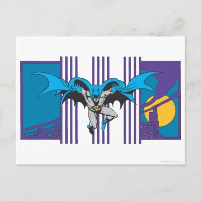 Batman Stripes postcards
