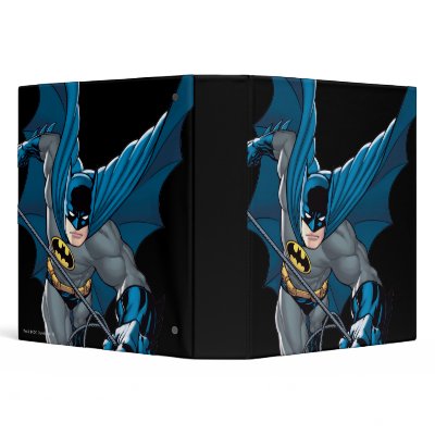 Batman swings from rope binders