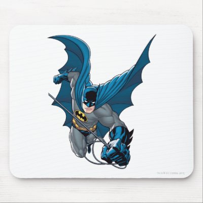 Batman swings from rope mousepads