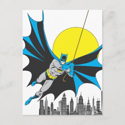 Batman Swings postcards