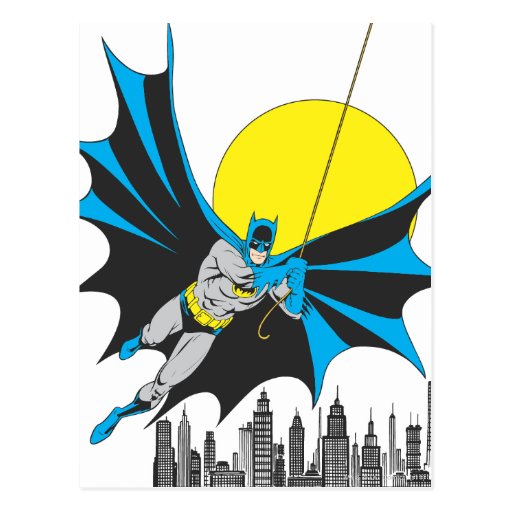 Batman Swings Postcard | Zazzle