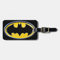 batman, batman logo, batman symbol, batman emblem, classic, vintage batman, luggage tags, luggage tag batman, [[missing key: type_aif_luggageta]] com design gráfico personalizado