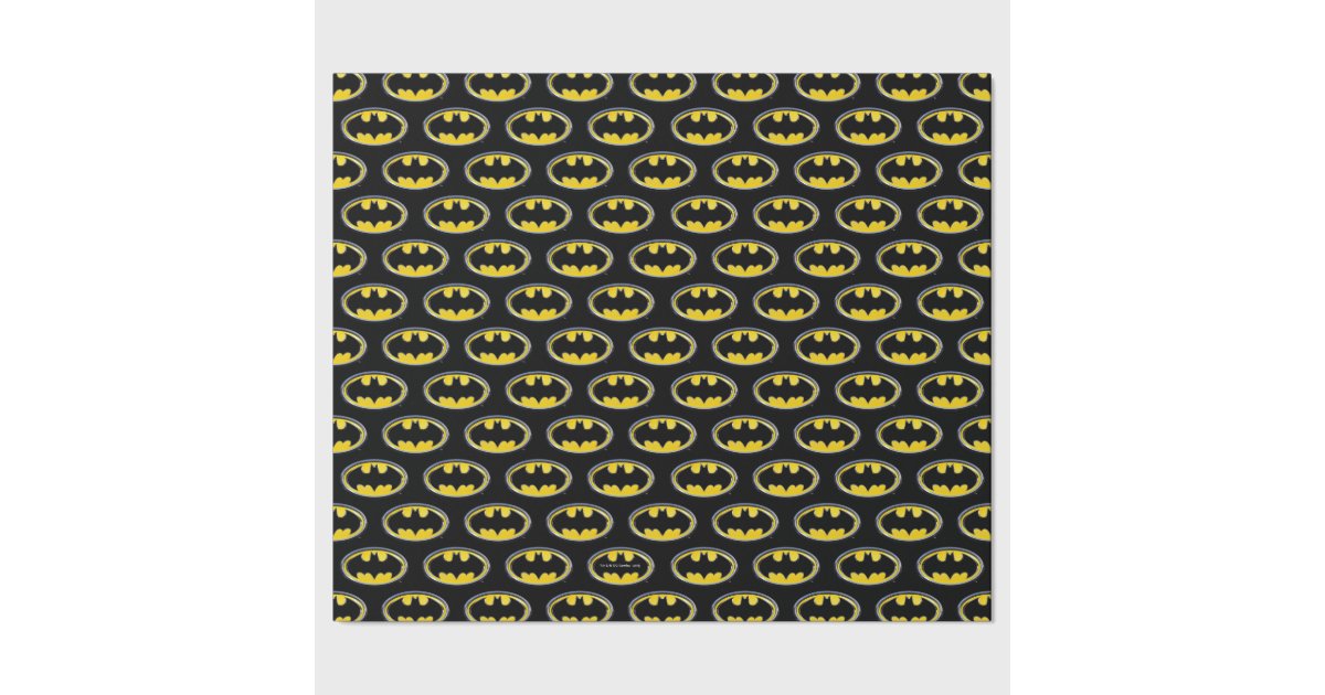 Batman Symbol Classic Logo Wrapping Paper Zazzle